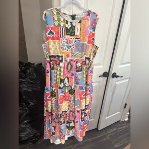 Crosby Multicolor Patchwork Dress